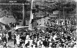 Beni-Saf - Ceremonie au Monument aux Morts